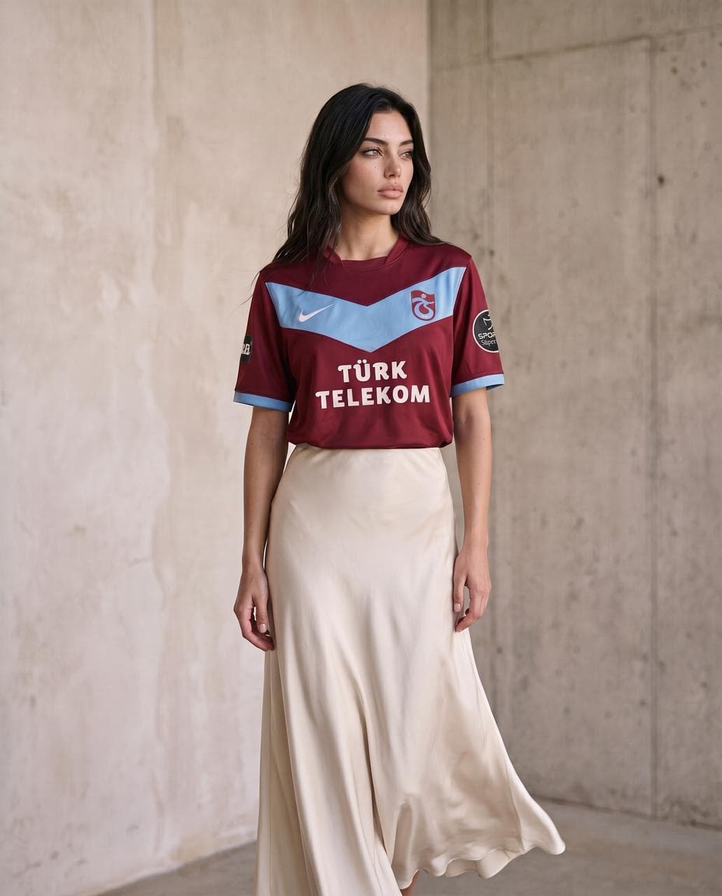 Джерси Trabzonspor 2009/10 «Штрихи на бордо», стайлинг образ